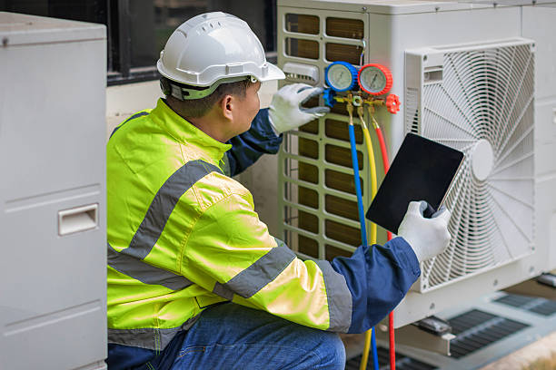 Professional Ductwork Repair technician working in Iron Station, NC